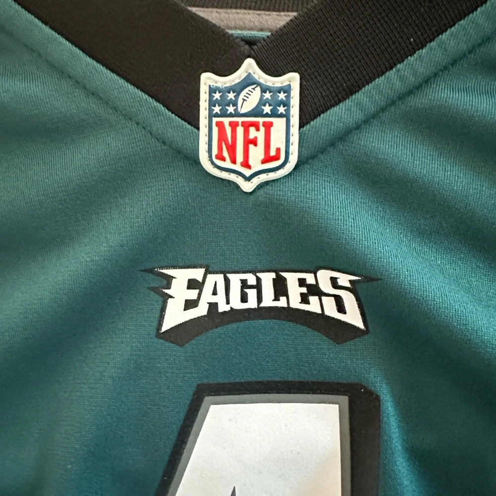 Nike Jalen Hurts Midnight Green Philadelphia Eagles Team Game Jersey